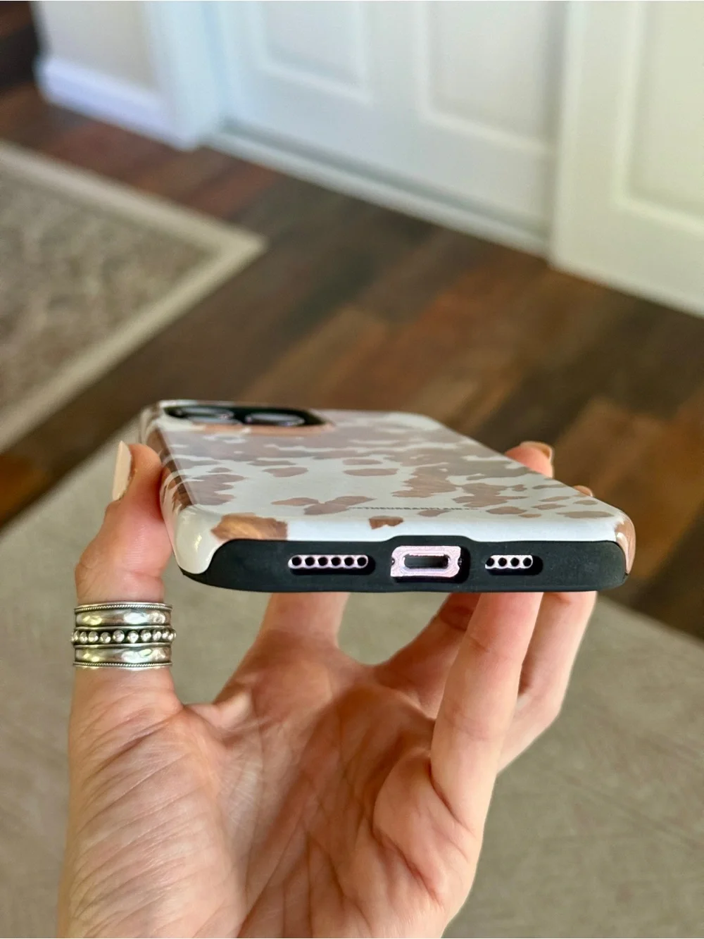 Southwest Cow Print MagSafe Tough Case for iPhone 14 Pro Max